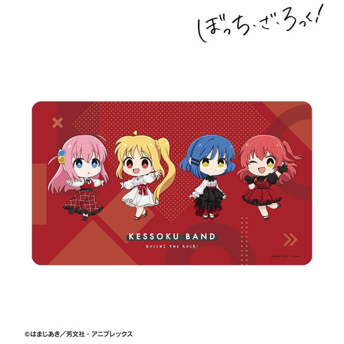 『ぼっち・ざ・ろっく!』結束バンド ちびキャラ 赤いドレスver. マルチデスクマット